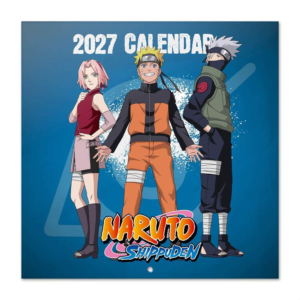 Grupo Erik Naruto - 2027 30X30 Kalender - Mehrfarben